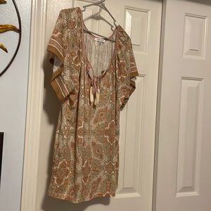 Rose & Olive Blouse, Size 1X, $18